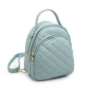 XB Women's Mini Quilted Causual Girls Backpack
